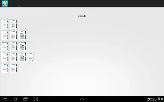 Ukulele Tabs android App screenshot 0